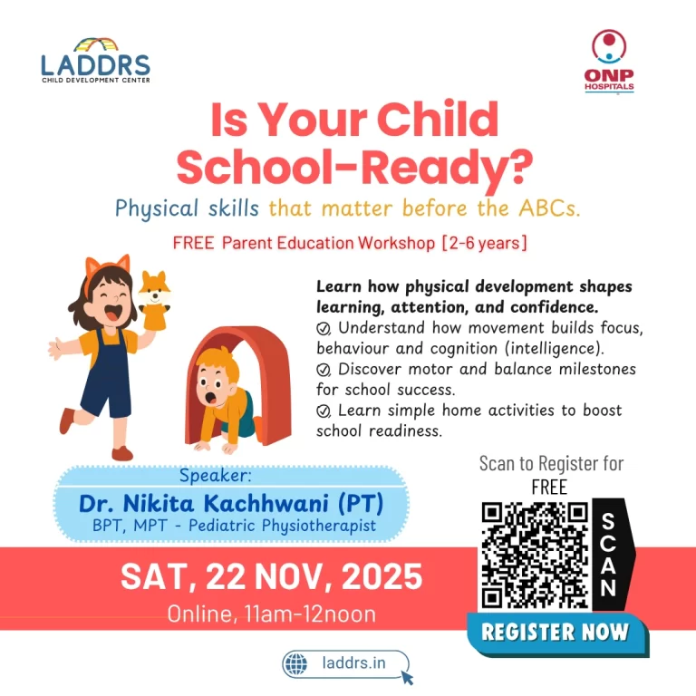 Free Parent workshop for school admission Is your child school ready Pune
